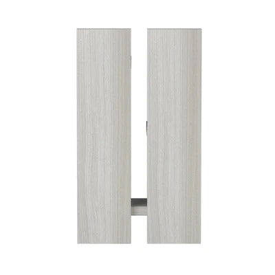 Modern Asymmetrical Shelving White Rectangular Wall Decor